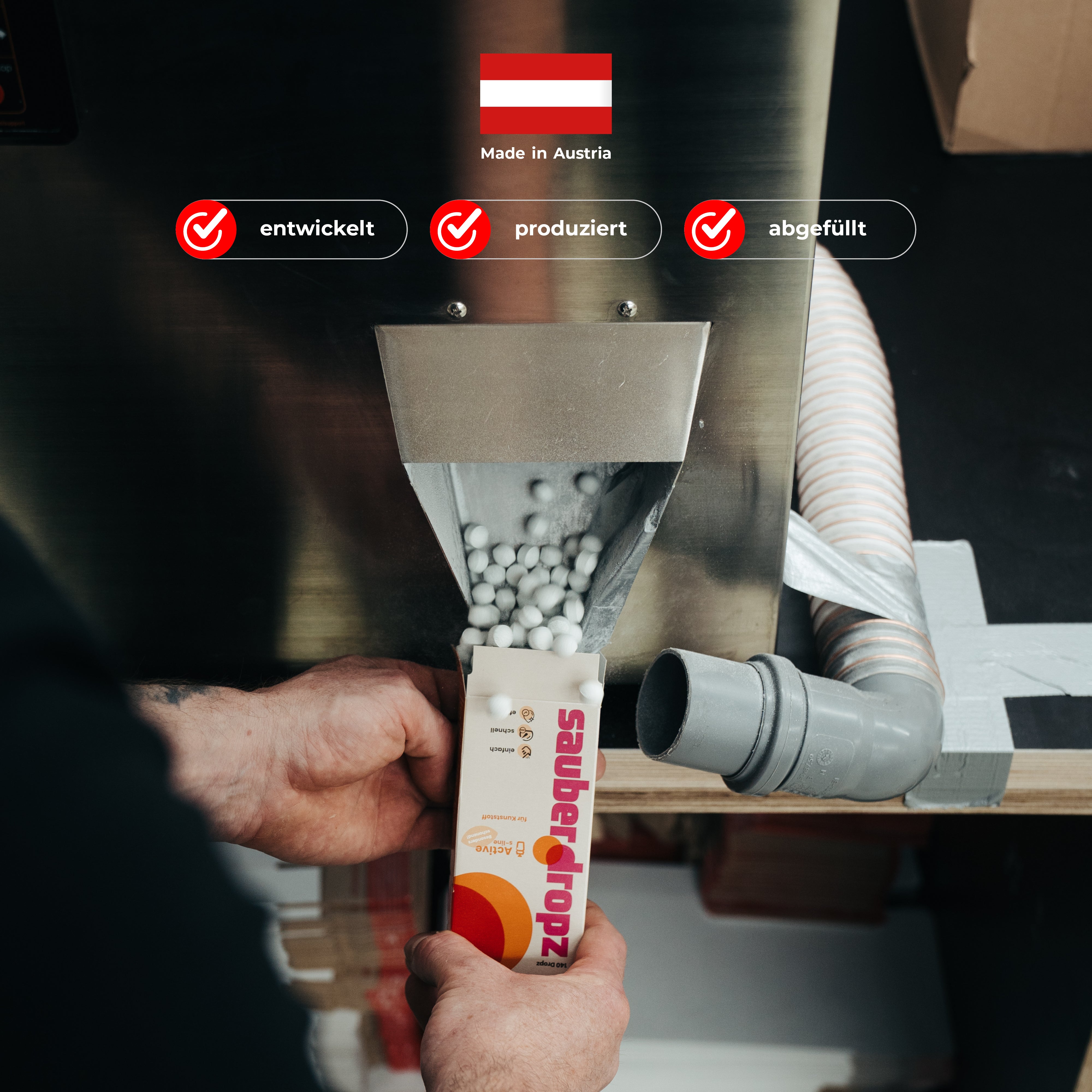Active – speziell für Kunststoff, Sportflaschen & Shaker