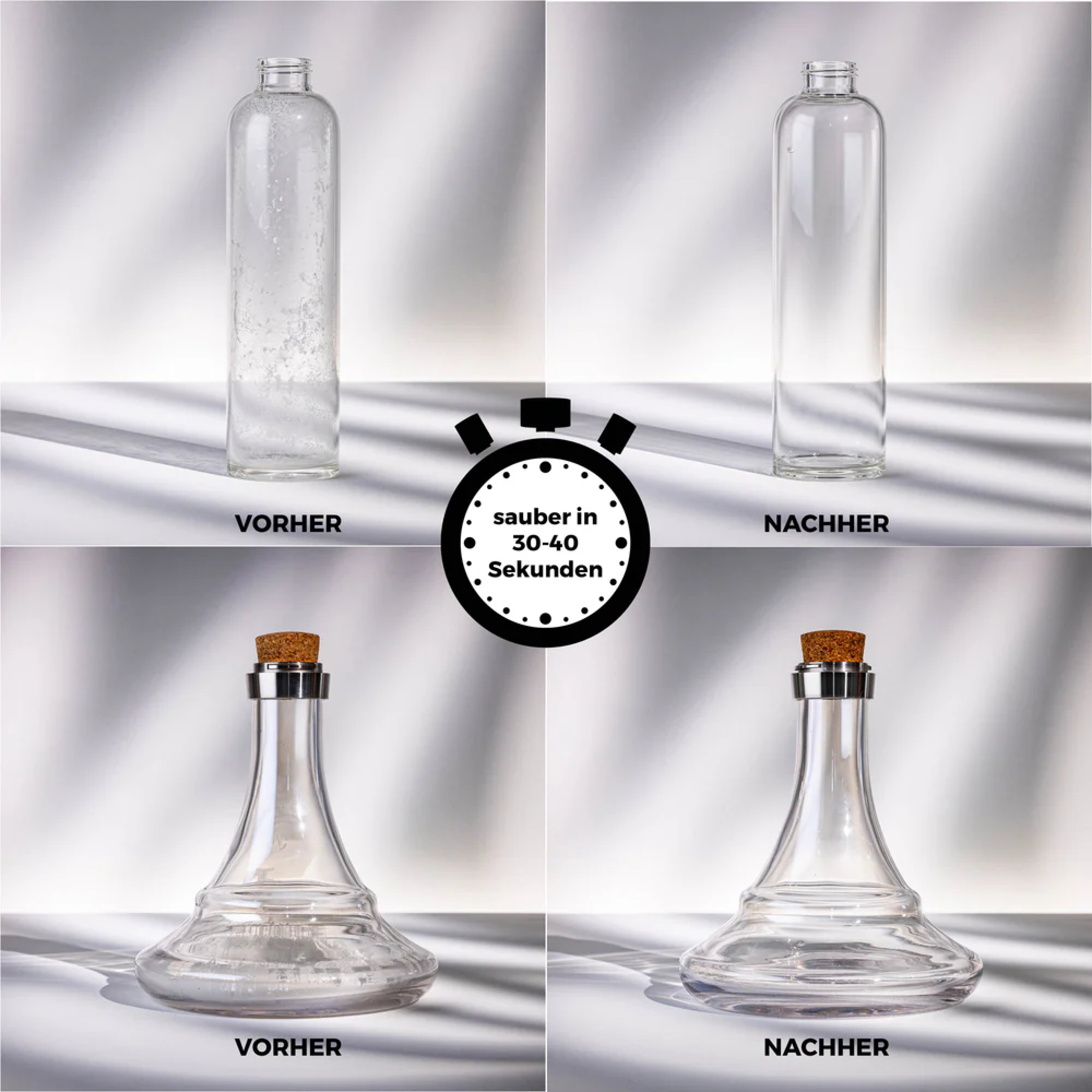 Family-Bundle: 3x Classic + 3x Active – für alle Flaschen & Materialien