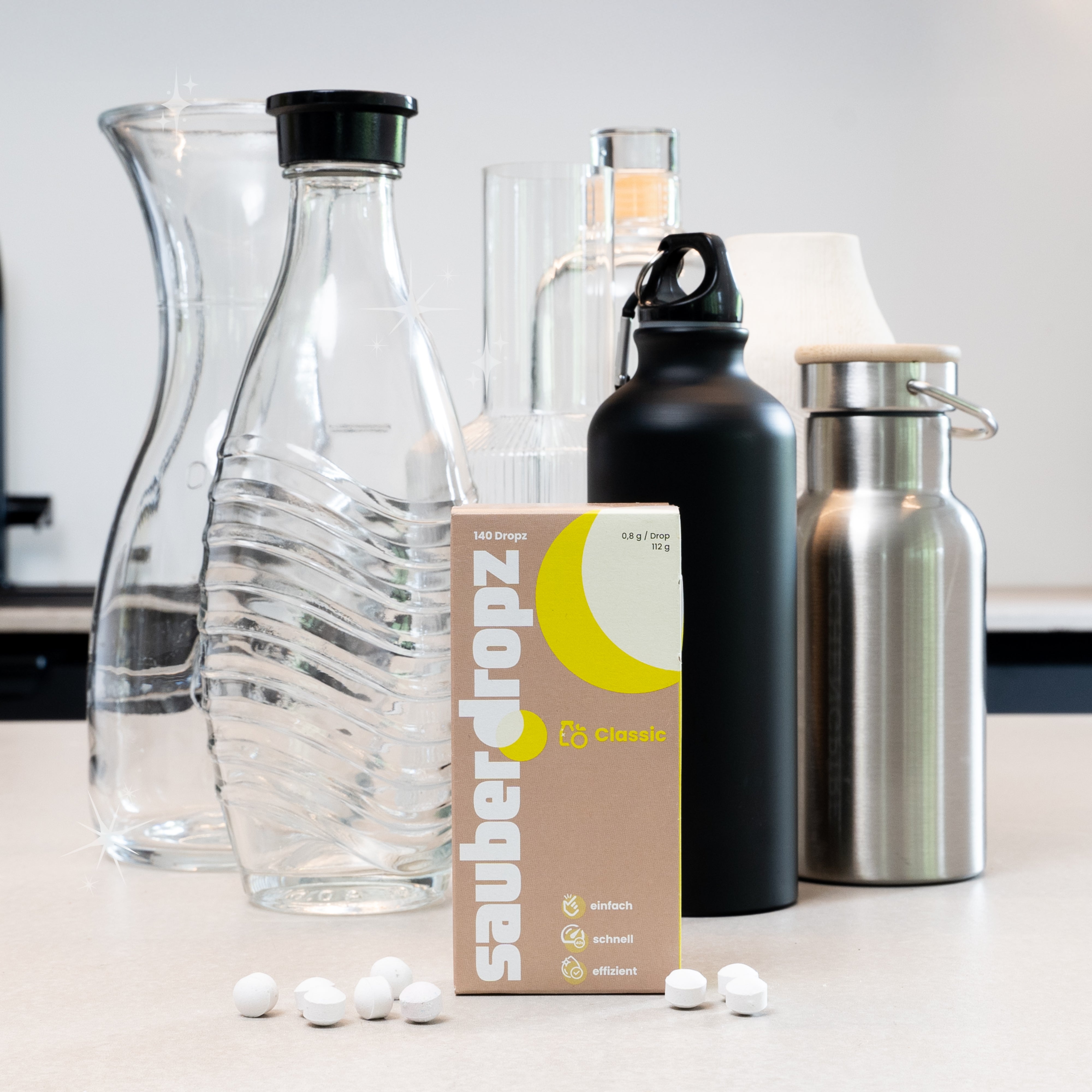 Classic – der Allrounder für Glas, Edelstahl, Keramik & mehr
