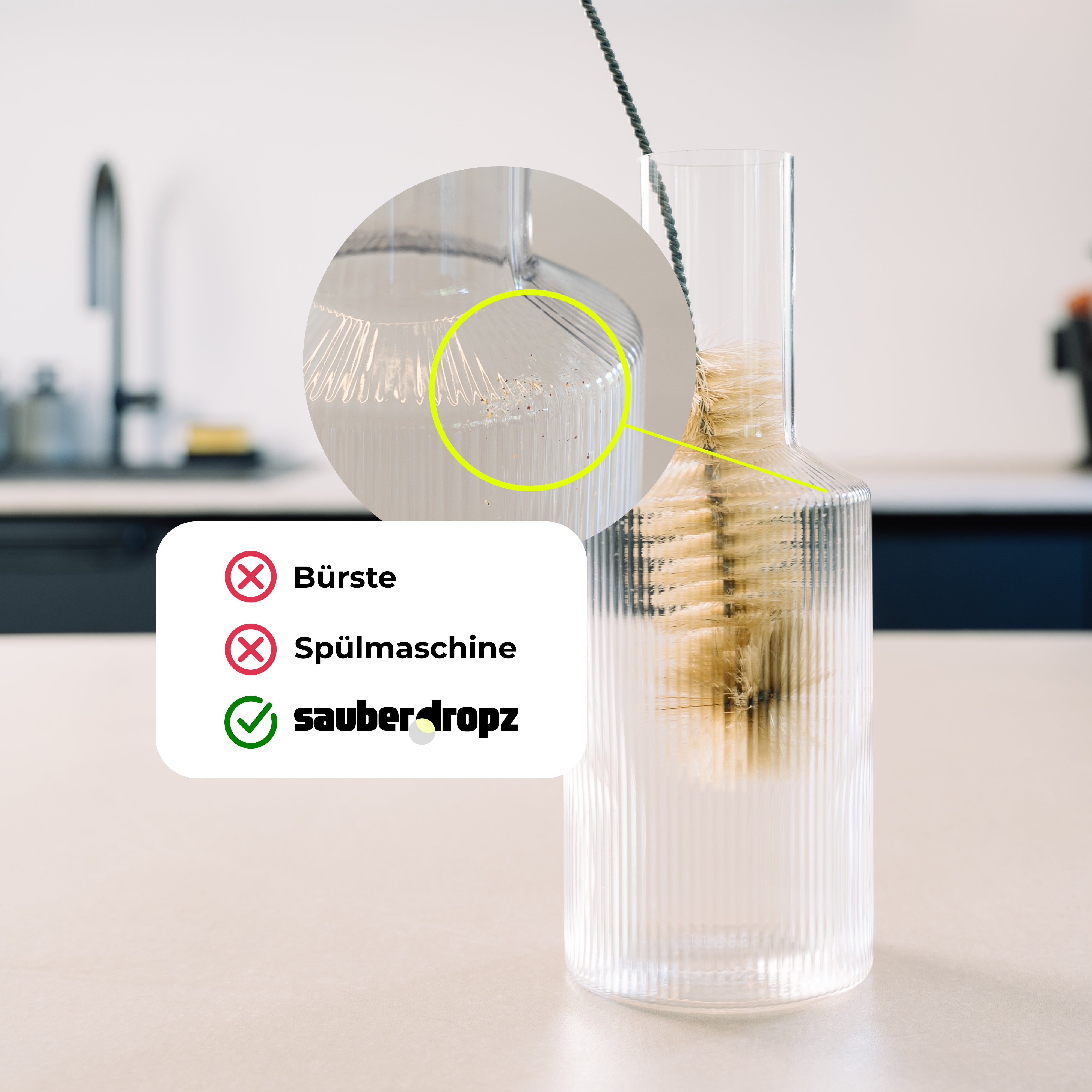 Classic – der Allrounder für Glas, Edelstahl, Keramik & mehr